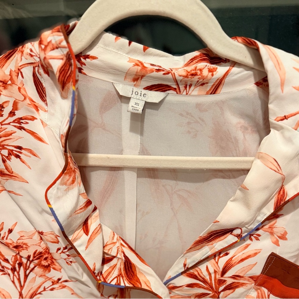👘Joie Bayley Kimono Sleeve Button Down Top, Size XS - Picture 9 of 14